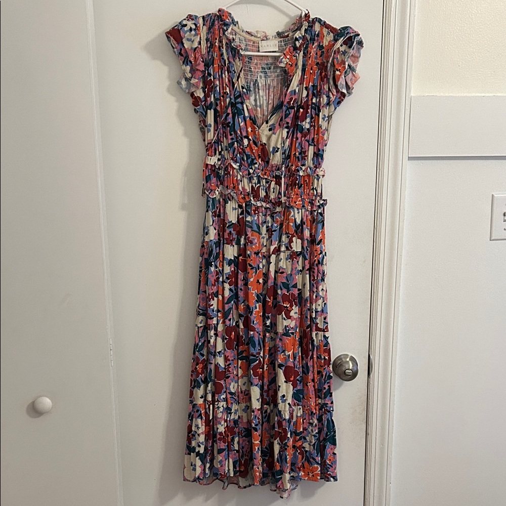 Karlie Colorful Floral Dress